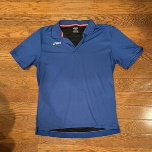 ASICS royal blue polo - L